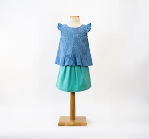 Butterfly Blouse   Skirt Pattern by Oliver   S Size 5,6,7,8,10 12