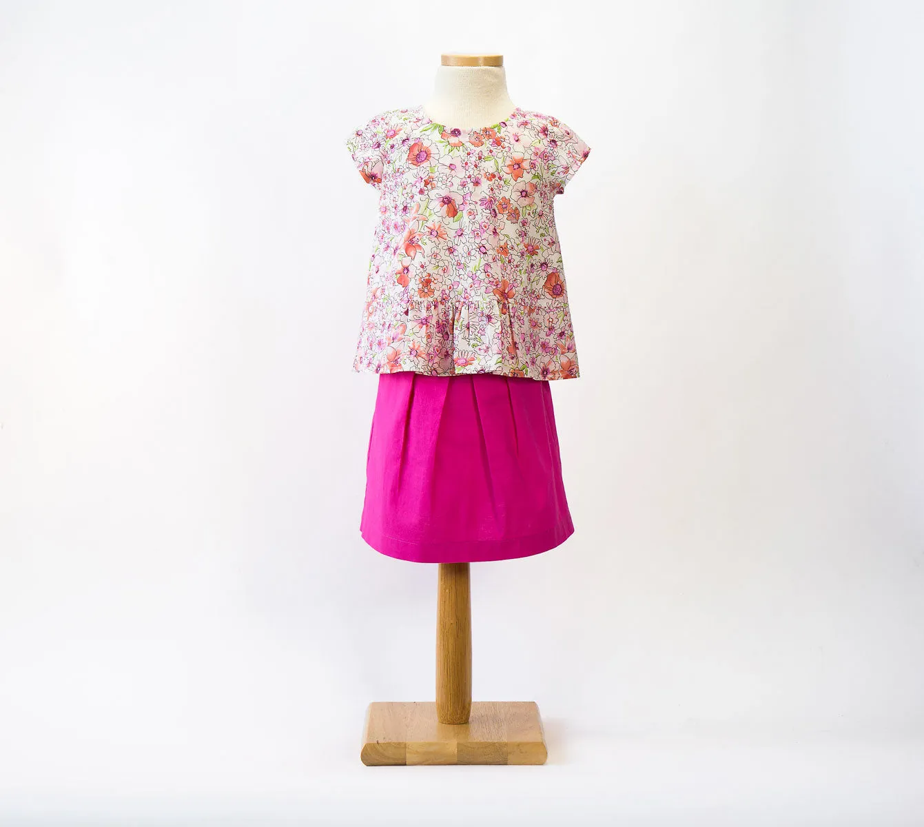 Butterfly Blouse   Skirt Pattern by Oliver   S Size 5,6,7,8,10 12