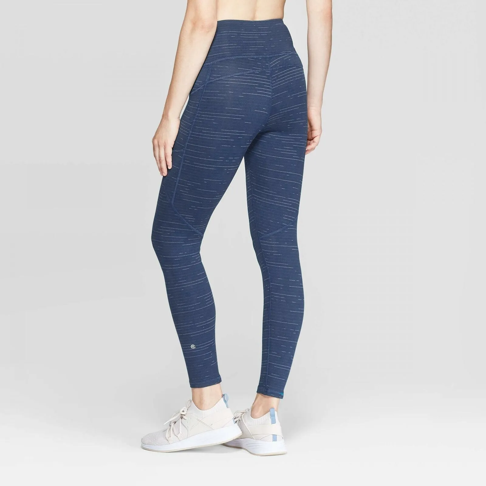 C9 Champion Women's Studio High-Waisted Spacedye Print 7/8 Leggings
