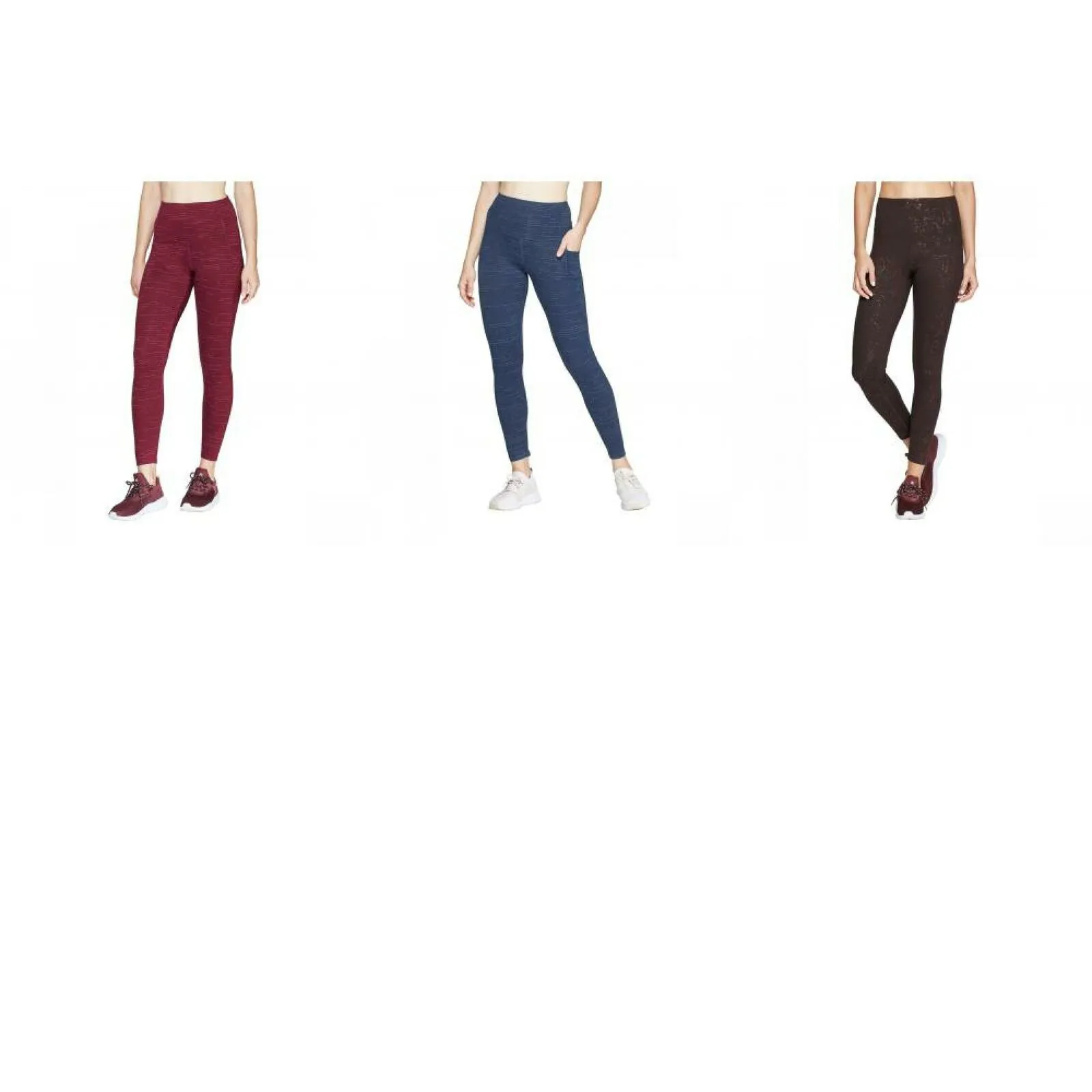 C9 Champion Women's Studio High-Waisted Spacedye Print 7/8 Leggings