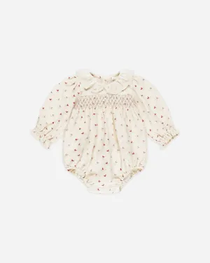 Callie Romper || Heart Ditsy