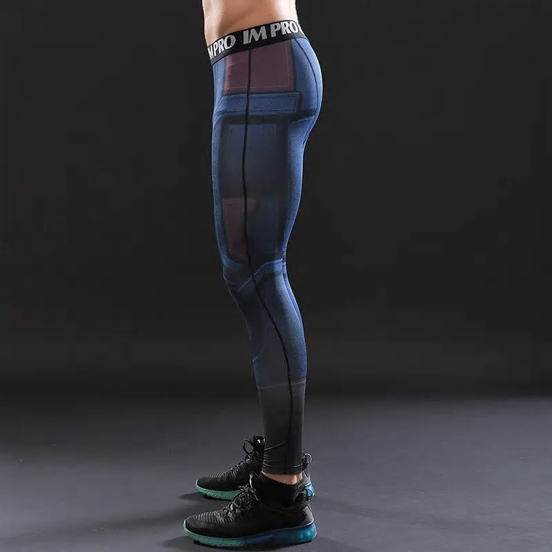 CAPTAIN AMERICA compression leggings