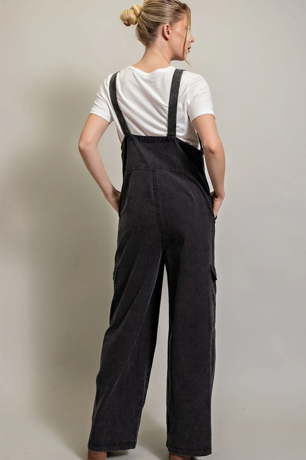 Cargo Pocket Jumpsuit-2 Colors Available