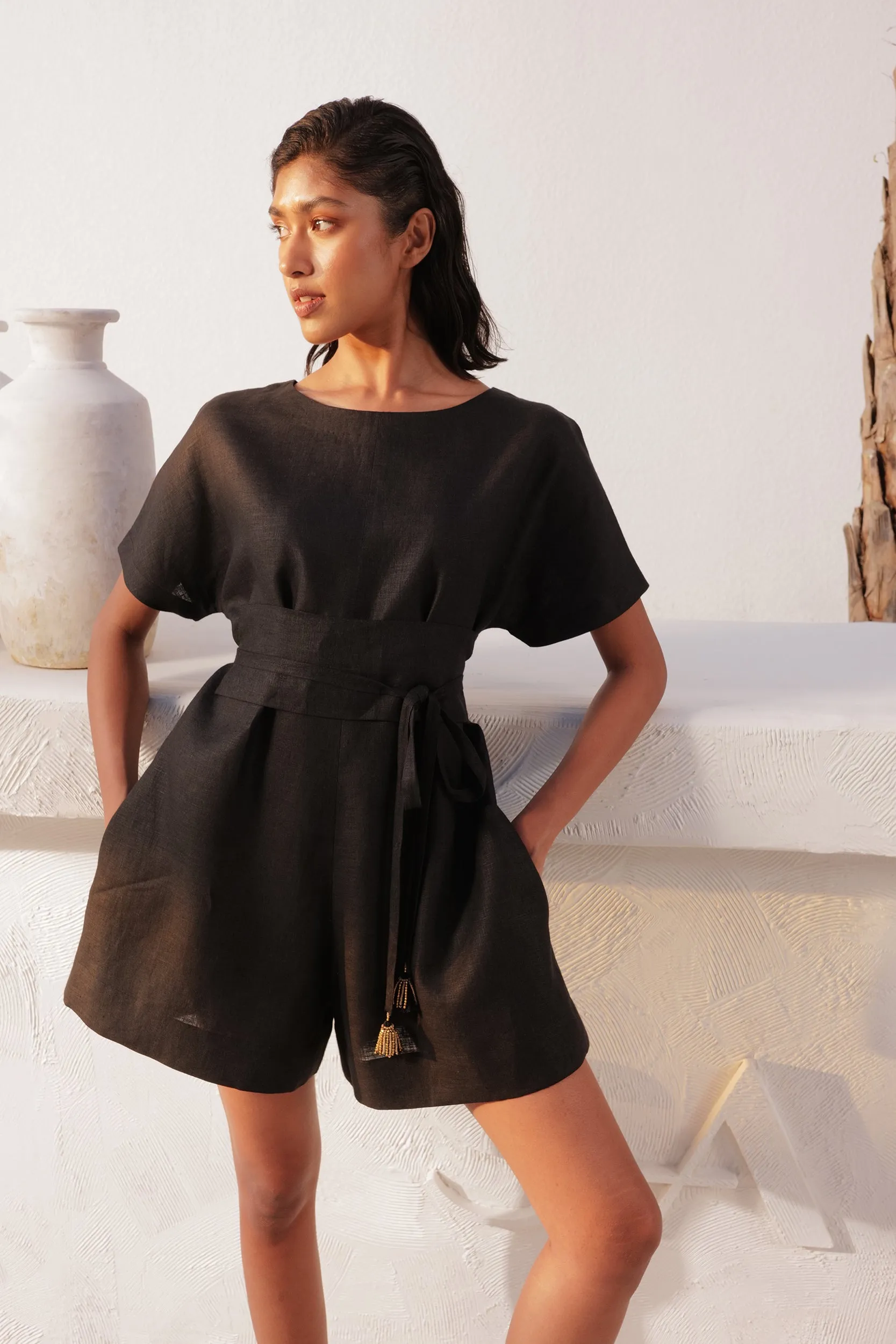 Carmen Playsuit (Black)
