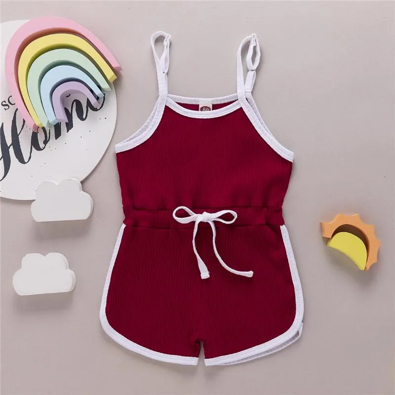 Carnival Ribbed Rompers