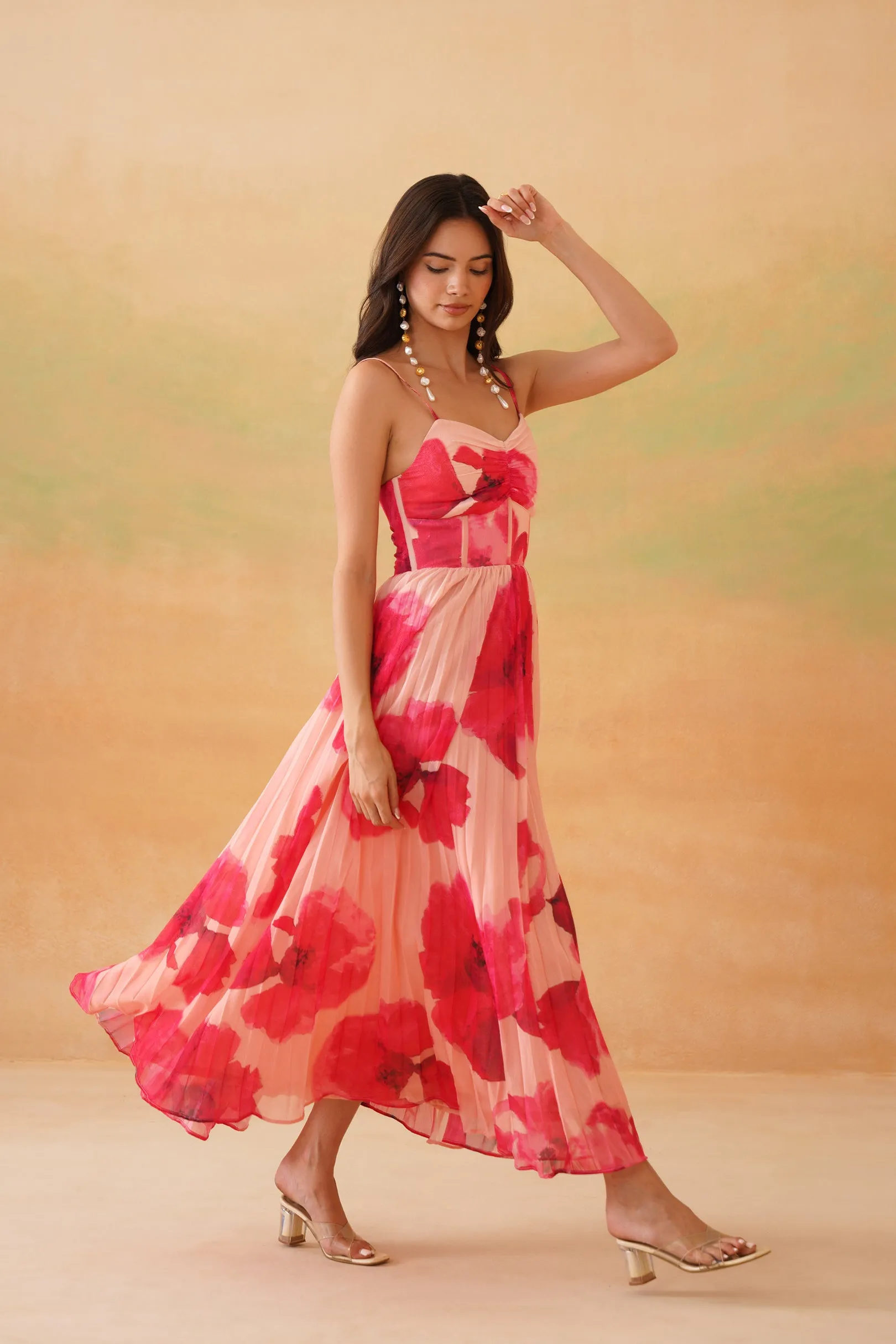 Cerise Scarlet Corset Dress