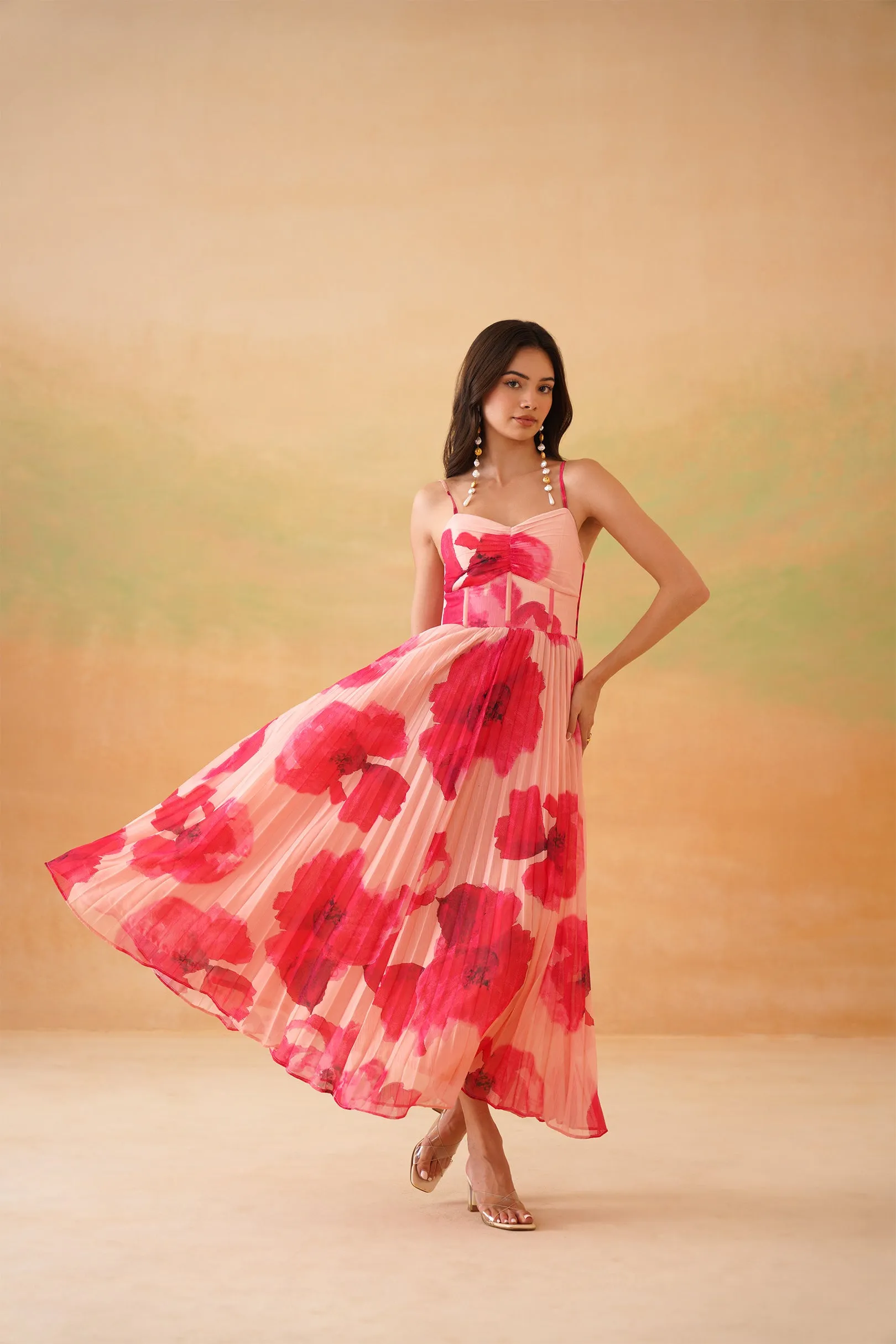 Cerise Scarlet Corset Dress