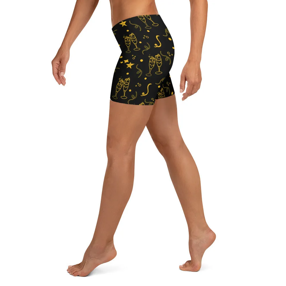 Champagne Glasses Shorts