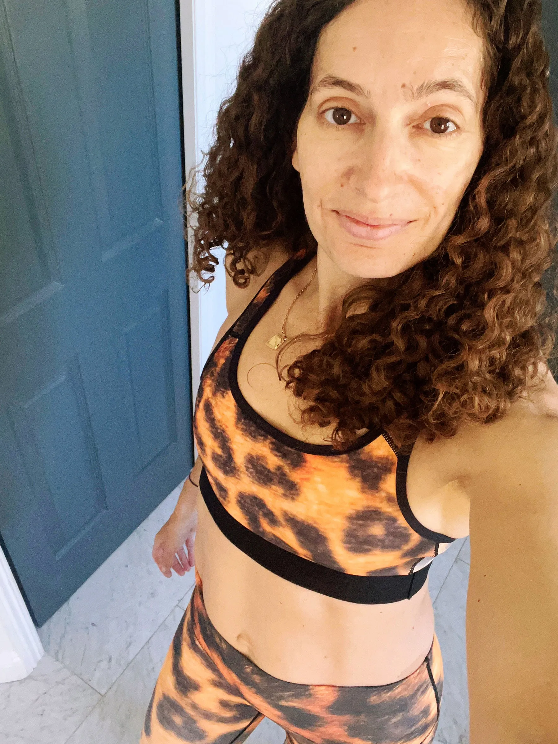 Cheetah Floral High Waisted Leggings