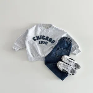 Chicago Sweatshirt - Melange Grey