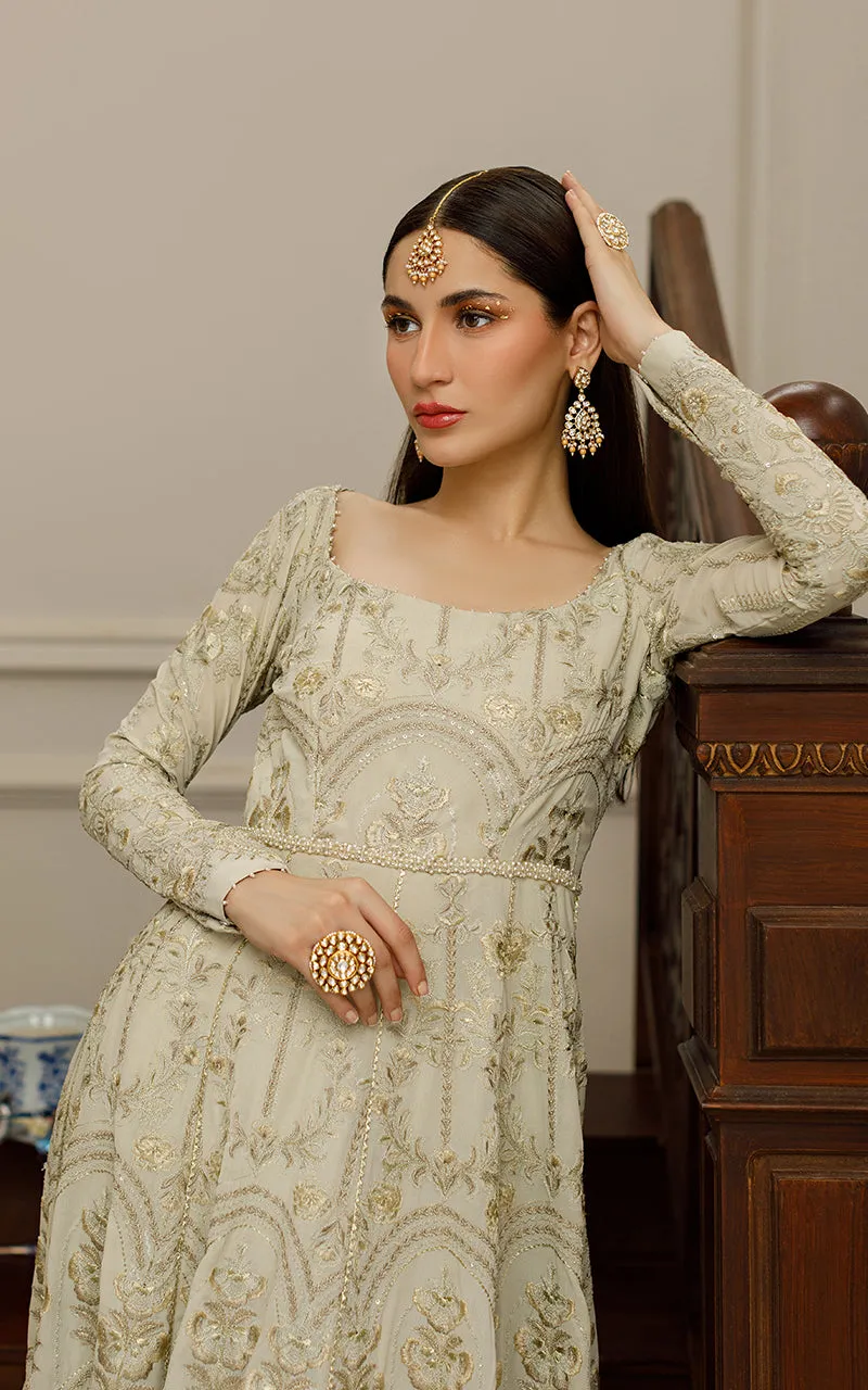 Chiffon Embroidered Maxi