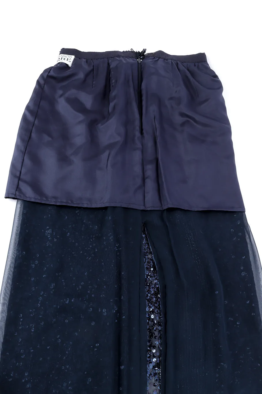 Chiffon Sequin Maxi Skirt