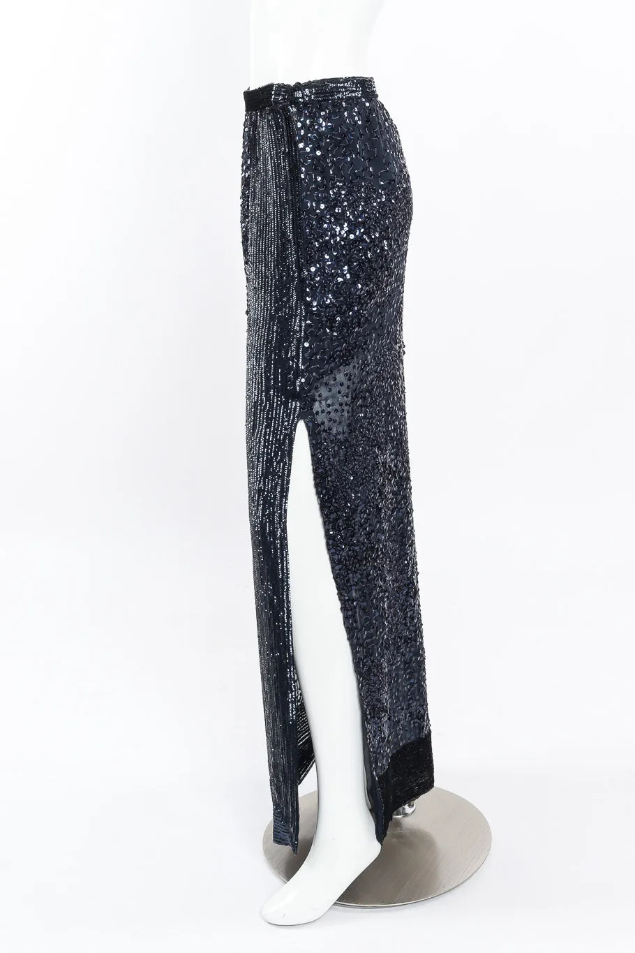 Chiffon Sequin Maxi Skirt