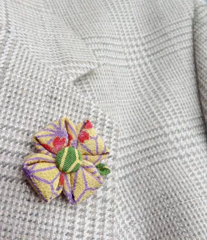 Chirimen Silk Kanzashi Pin