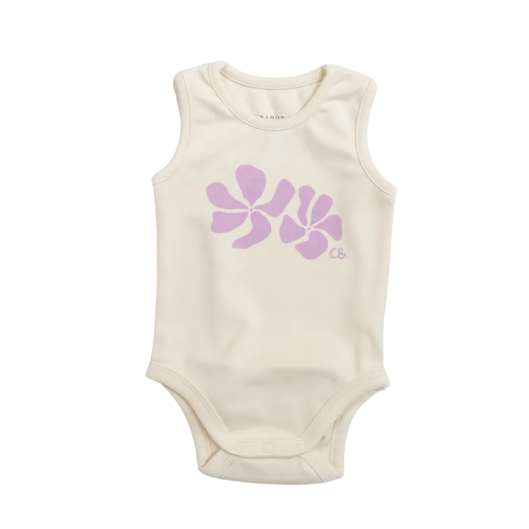 CINNAMON BABY BIG ISLAND ROMPER - LILAC