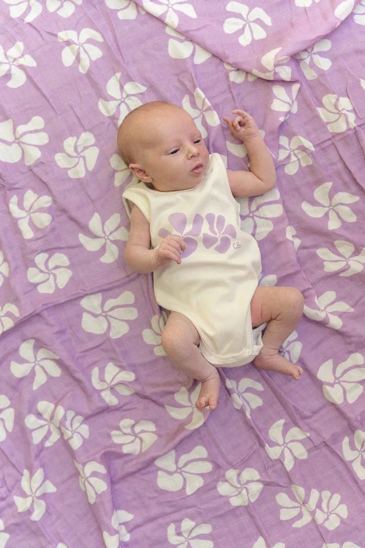 CINNAMON BABY BIG ISLAND ROMPER - LILAC