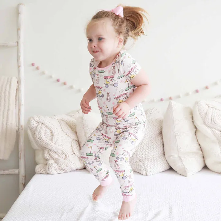 CL Two Piece Pajama | Country Club Cuties Pink