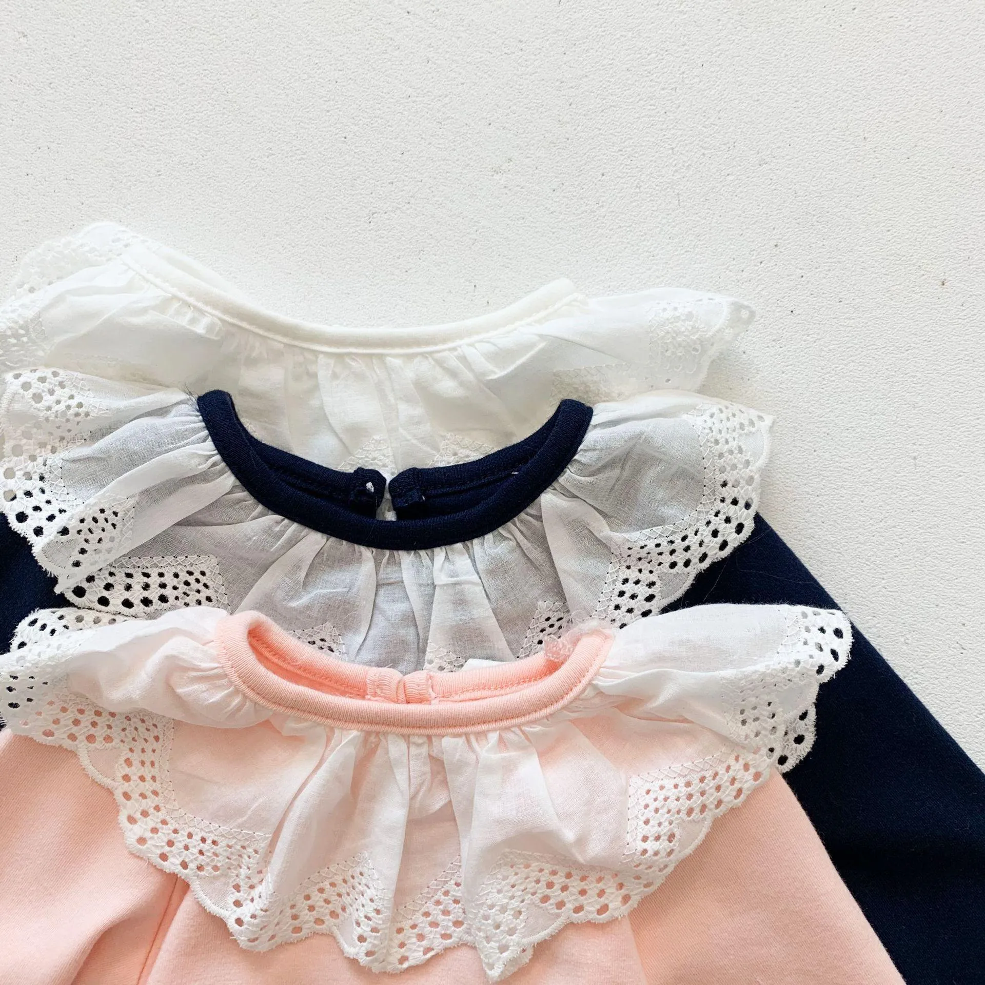 Classic Frilled Collar Romper
