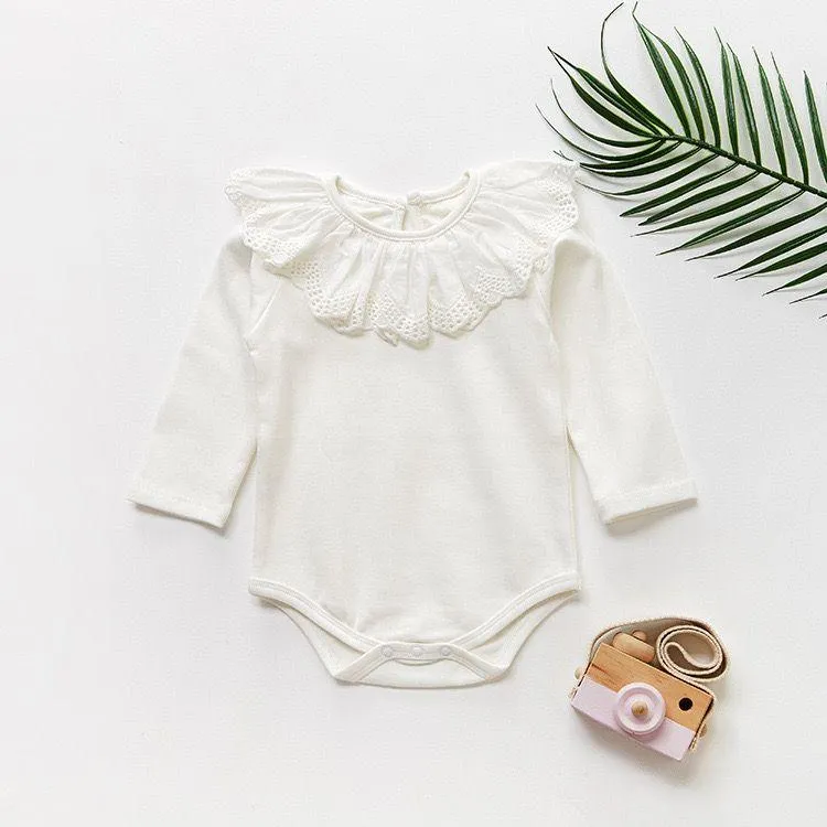 Classic Frilled Collar Romper