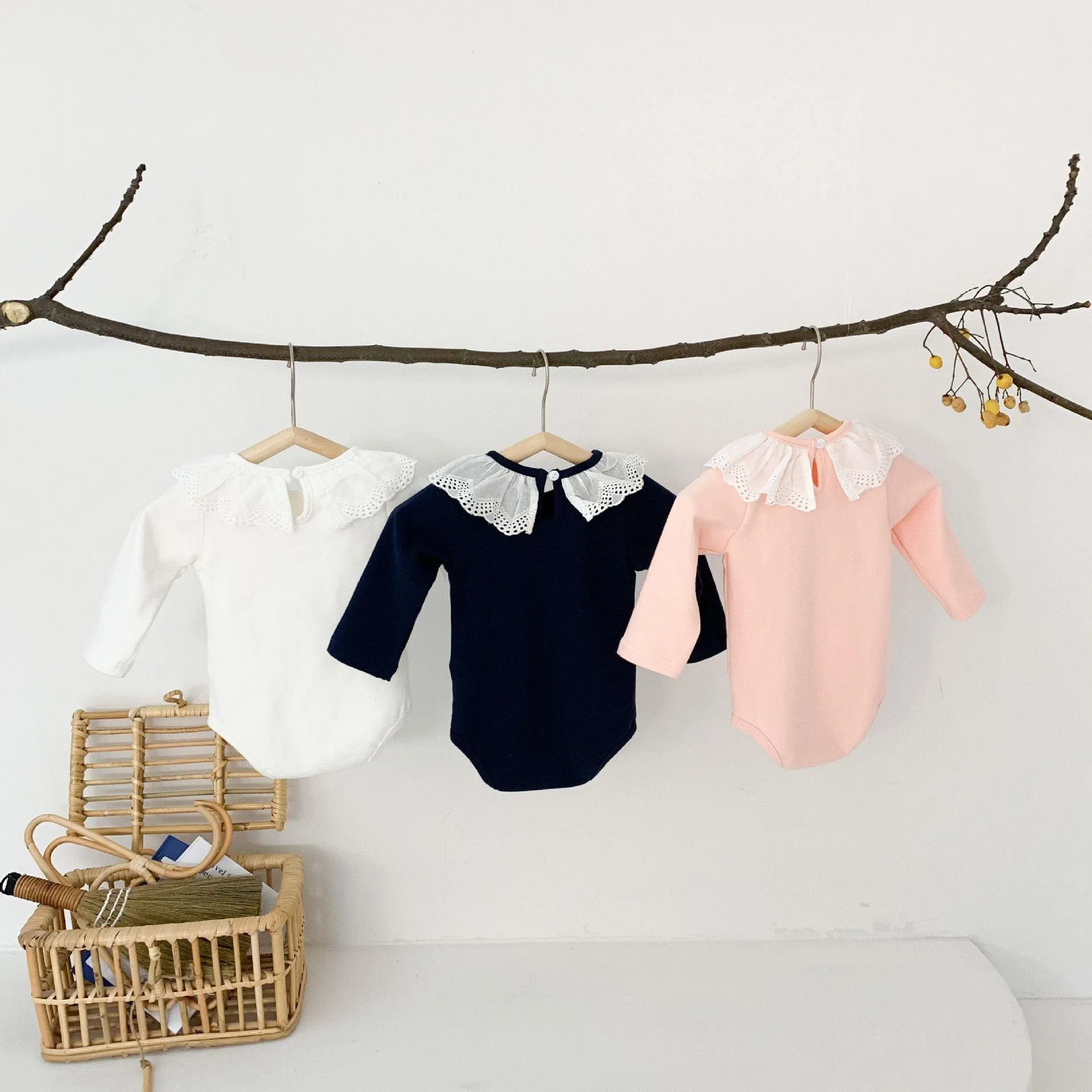 Classic Frilled Collar Romper
