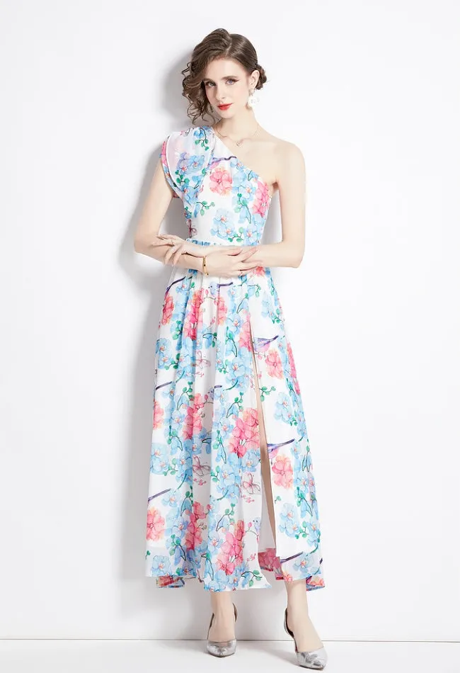 CM-DY096292 Women Elegant European Style Sleeveless High Waist Midi Dress