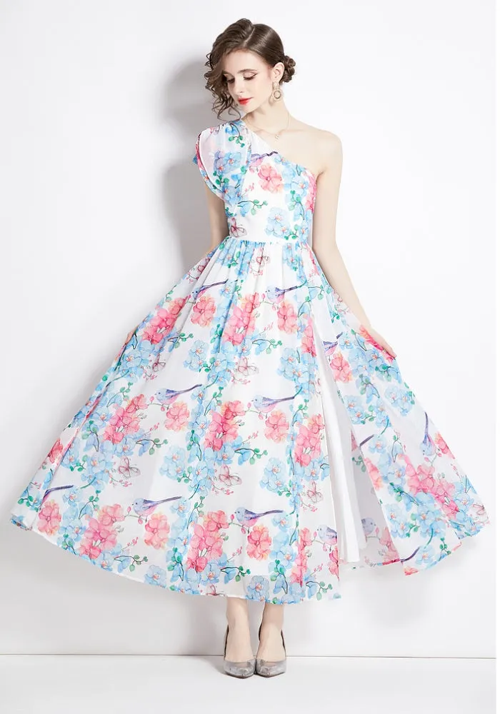 CM-DY096292 Women Elegant European Style Sleeveless High Waist Midi Dress