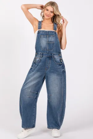 Coleman Washed Denim Overalls