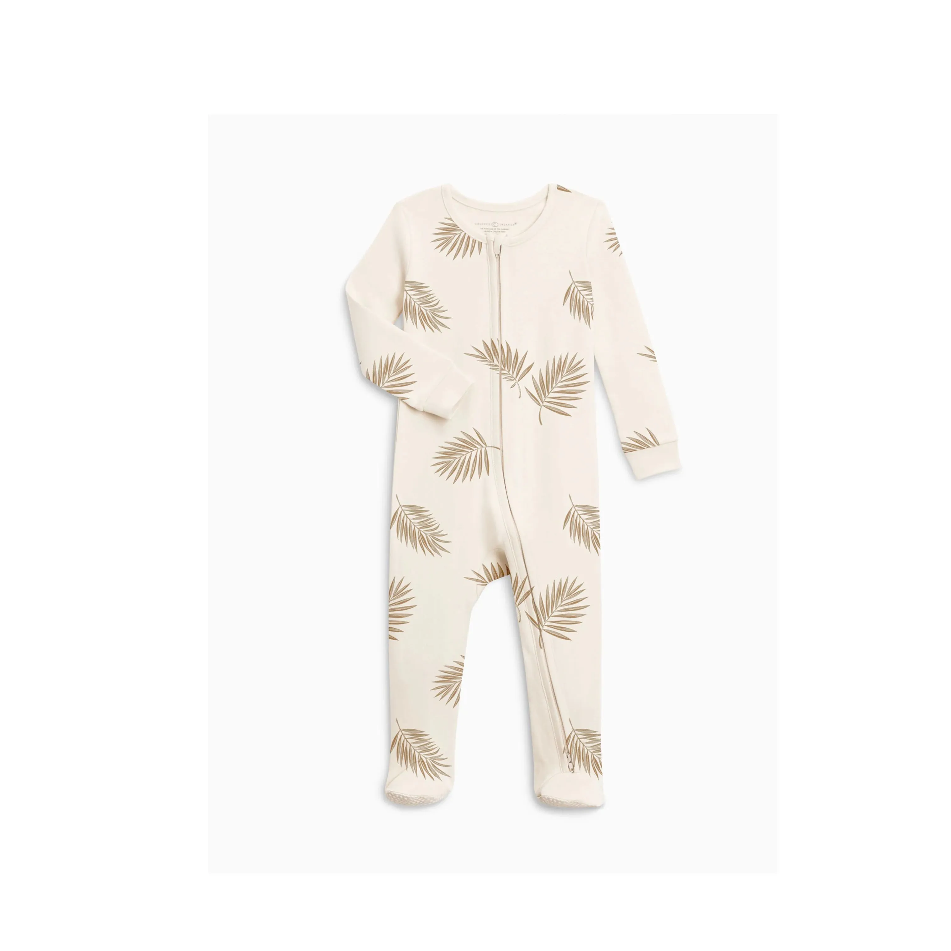 Colored Organics | Peyton Zipper Sleeper | Palm