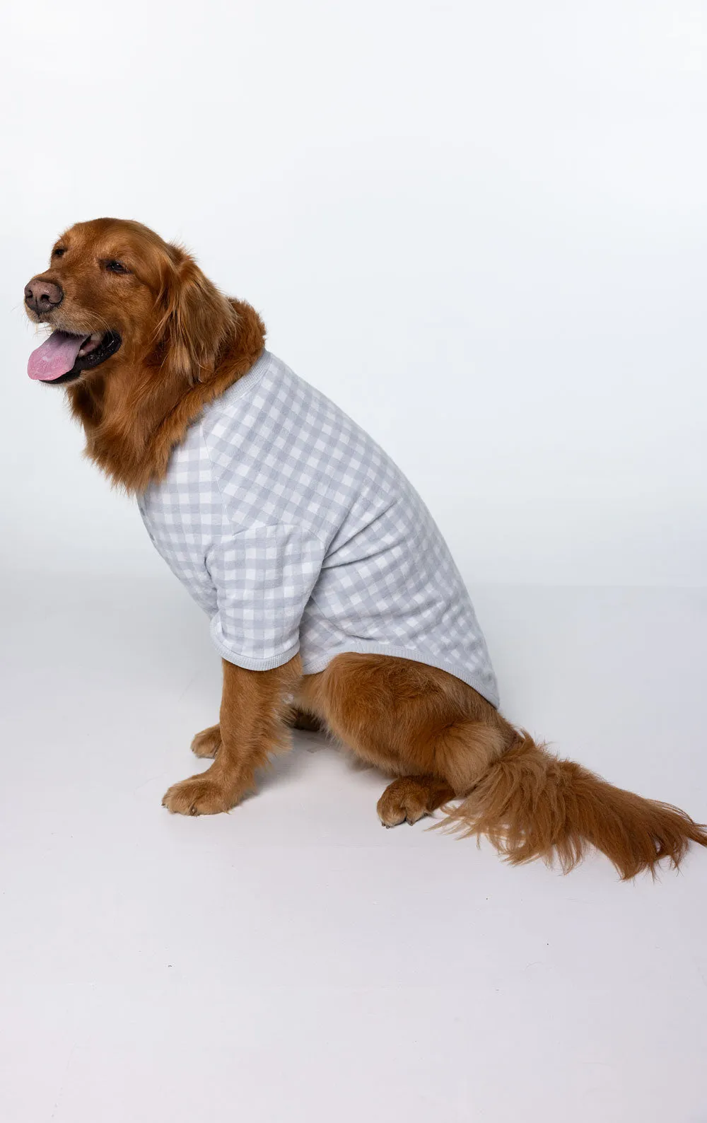 Comfort Knit Pet Pajamas - Dusty Plaid Pet & Owner