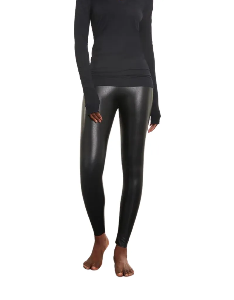Commando Faux Leather Legging in Black