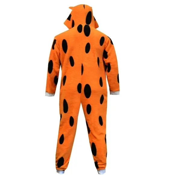 COPY - NWT Adult XL Cheetos Chester Cheetah Kigarumi Onesie union suit pajamas