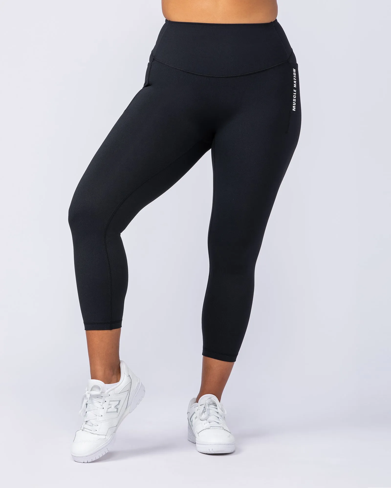 Core Pocket 7/8 Leggings - Black