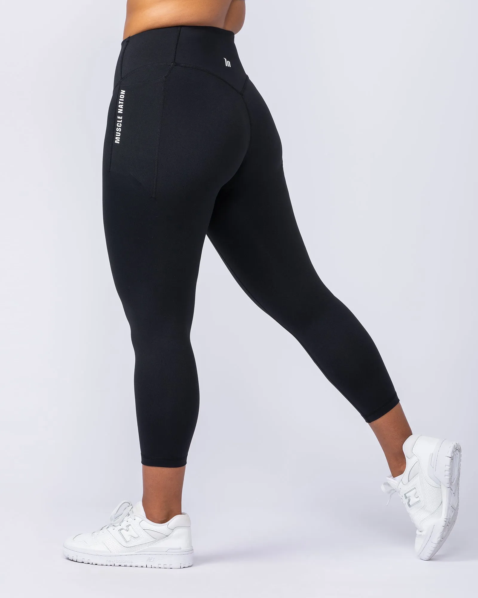 Core Pocket 7/8 Leggings - Black