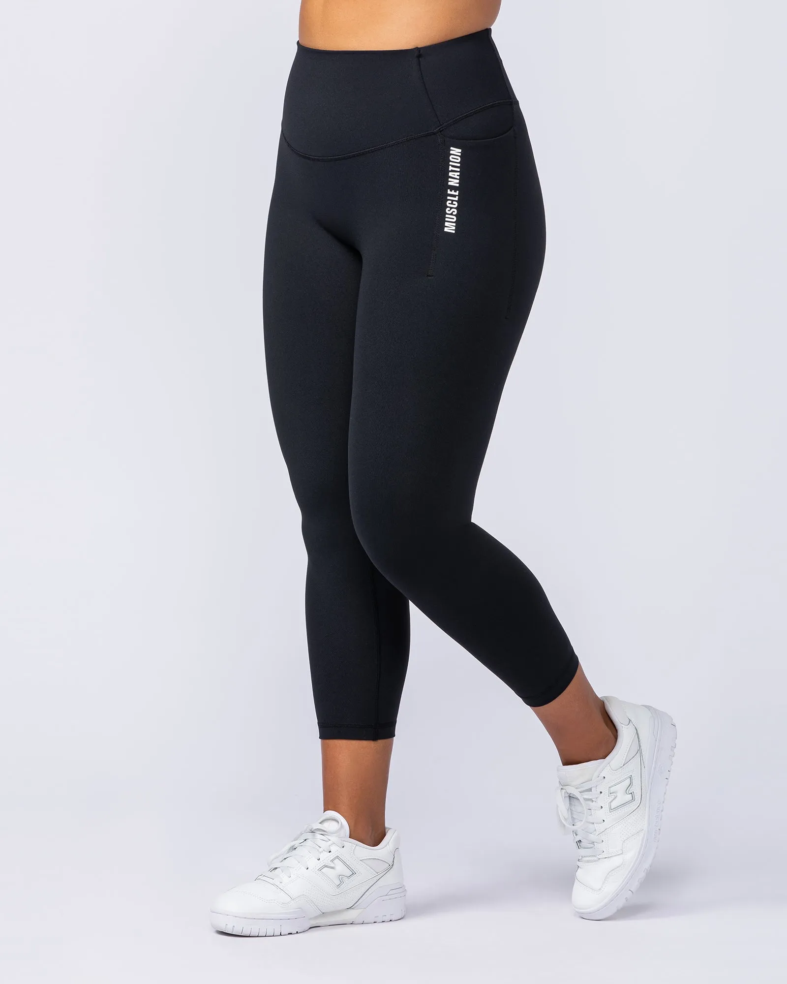 Core Pocket 7/8 Leggings - Black
