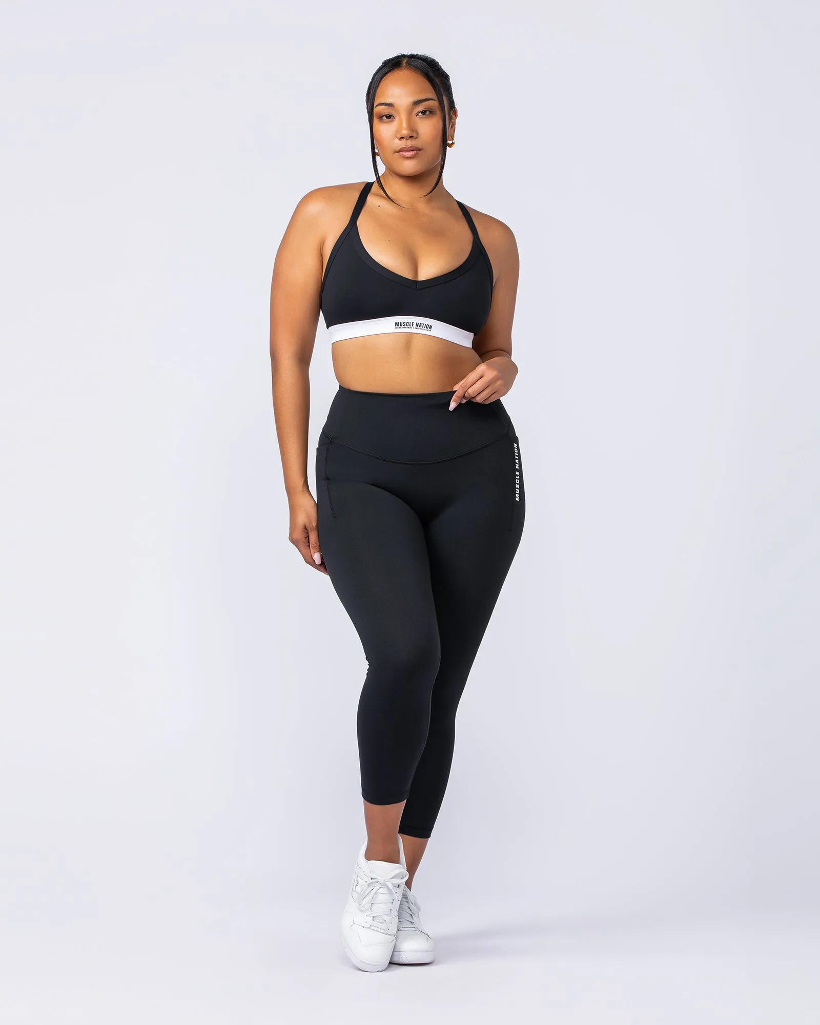 Core Pocket 7/8 Leggings - Black
