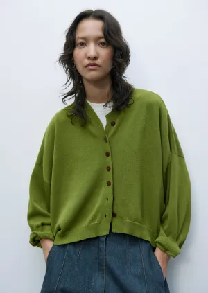 Cotton & Cashmere Cardigan, Woodbine