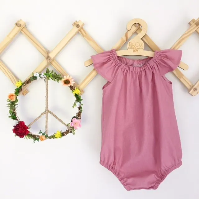 Cotton Rompers - 9 colours