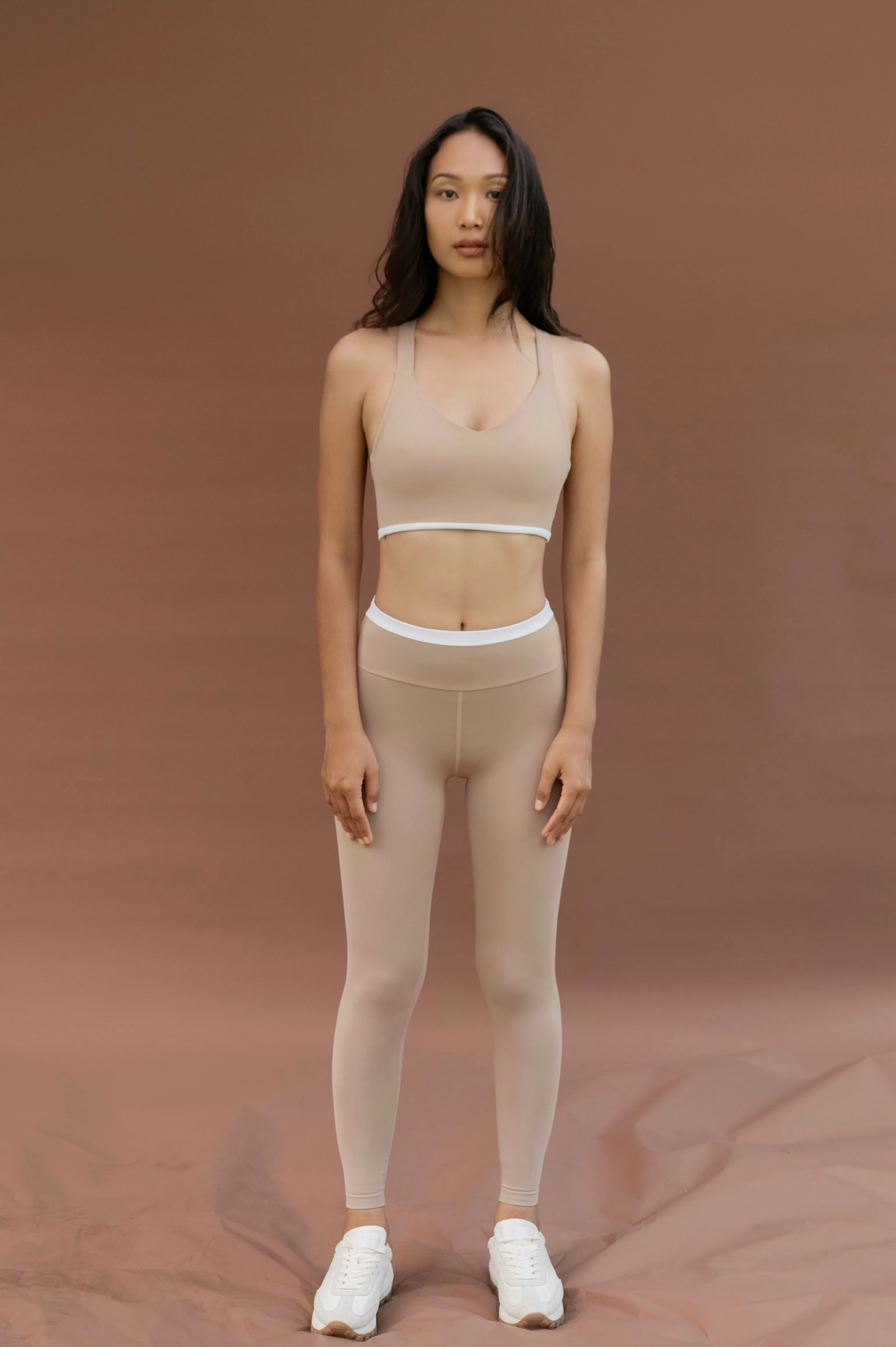 Courtside Leggings in Stone