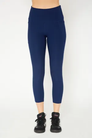 Cover Girl label mid rise 7/8 leggings