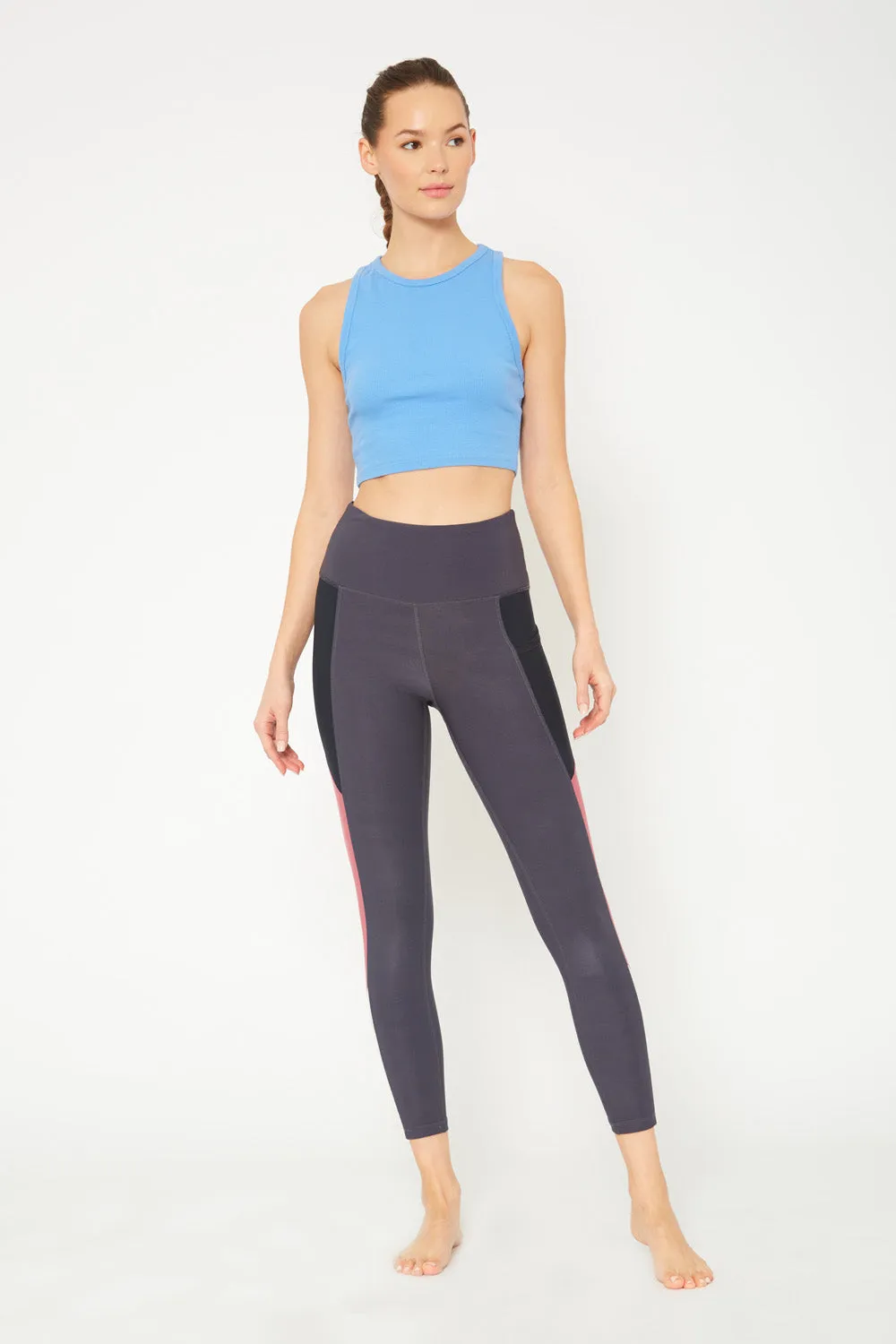 Cover Girl label mid rise 7/8 leggings