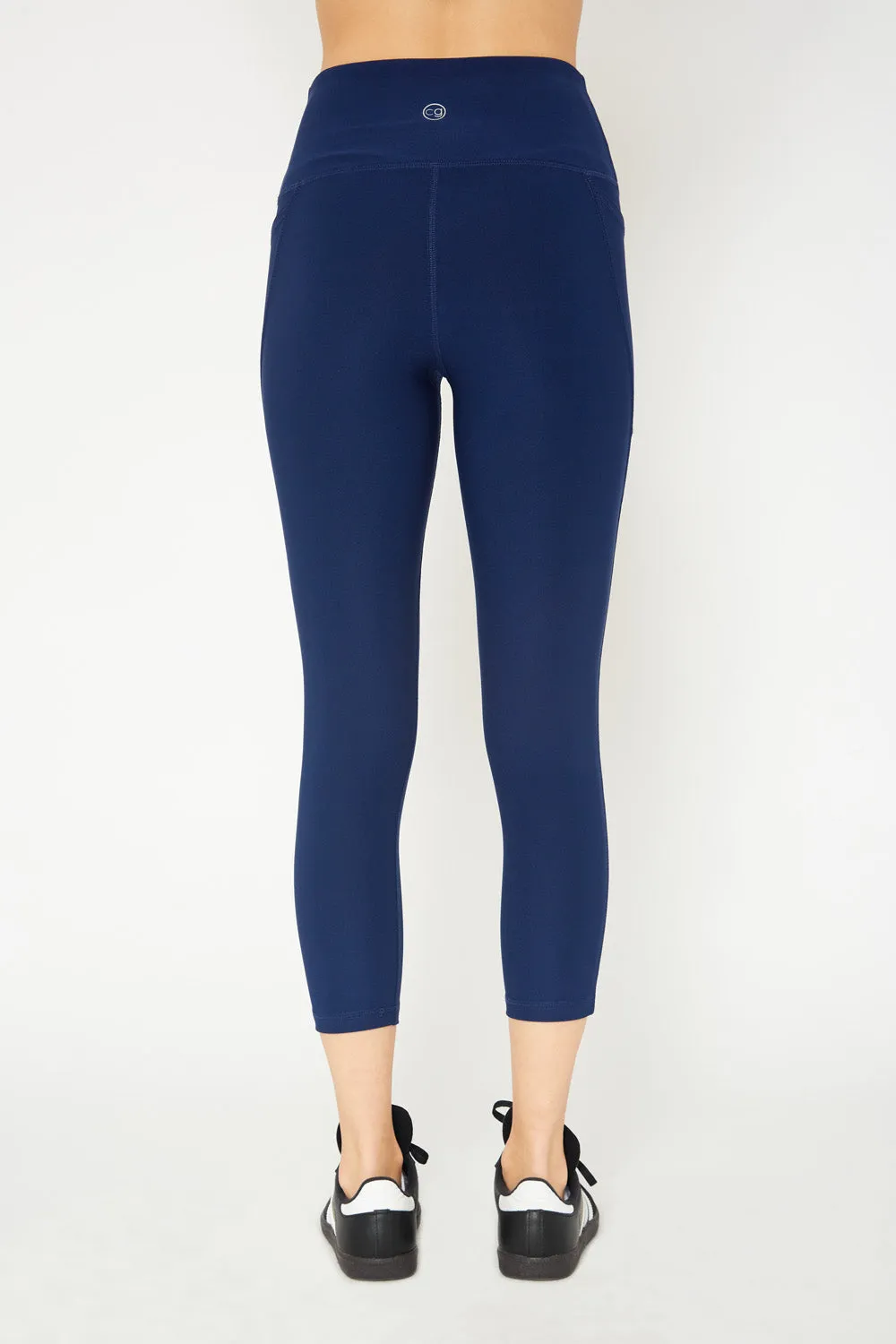 Cover Girl label mid rise 7/8 leggings