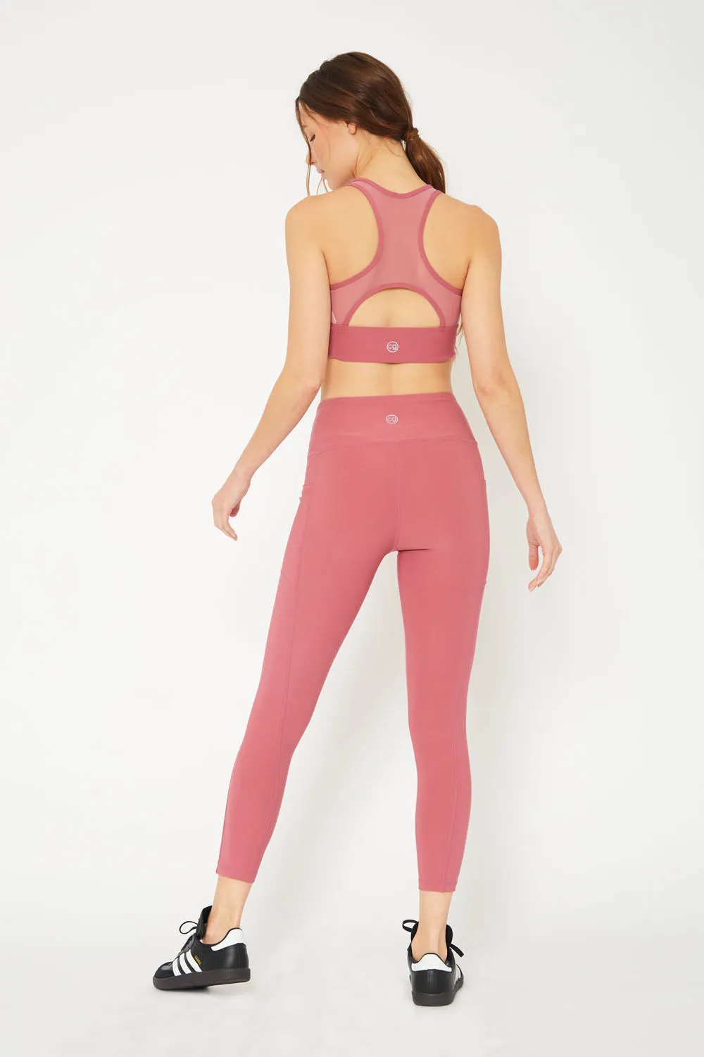 Cover Girl label mid rise 7/8 leggings