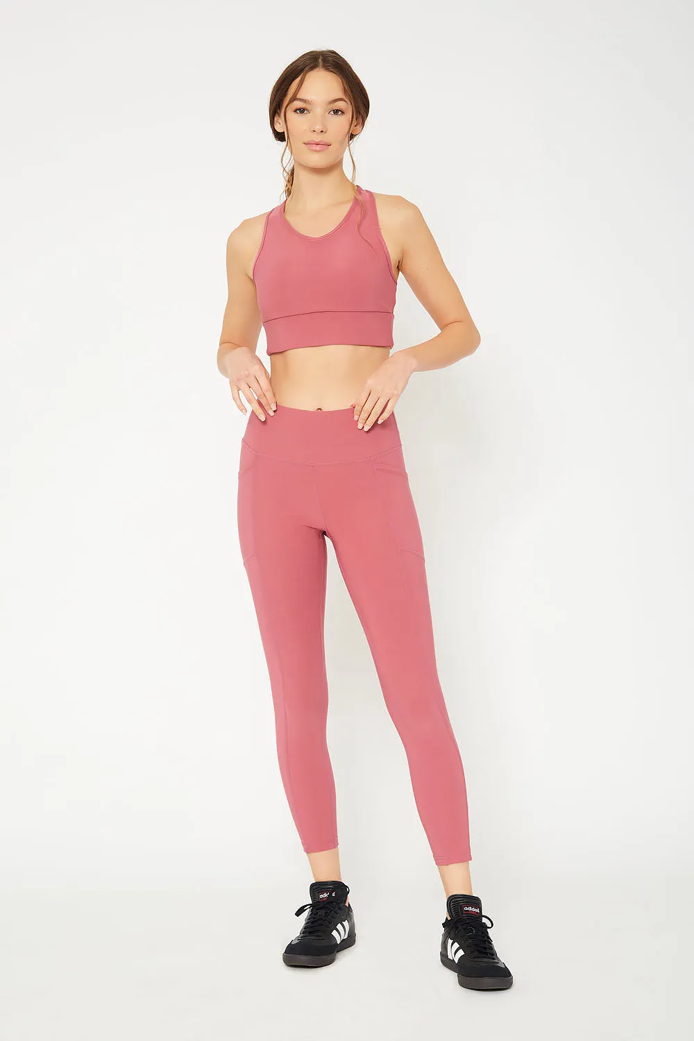 Cover Girl label mid rise 7/8 leggings