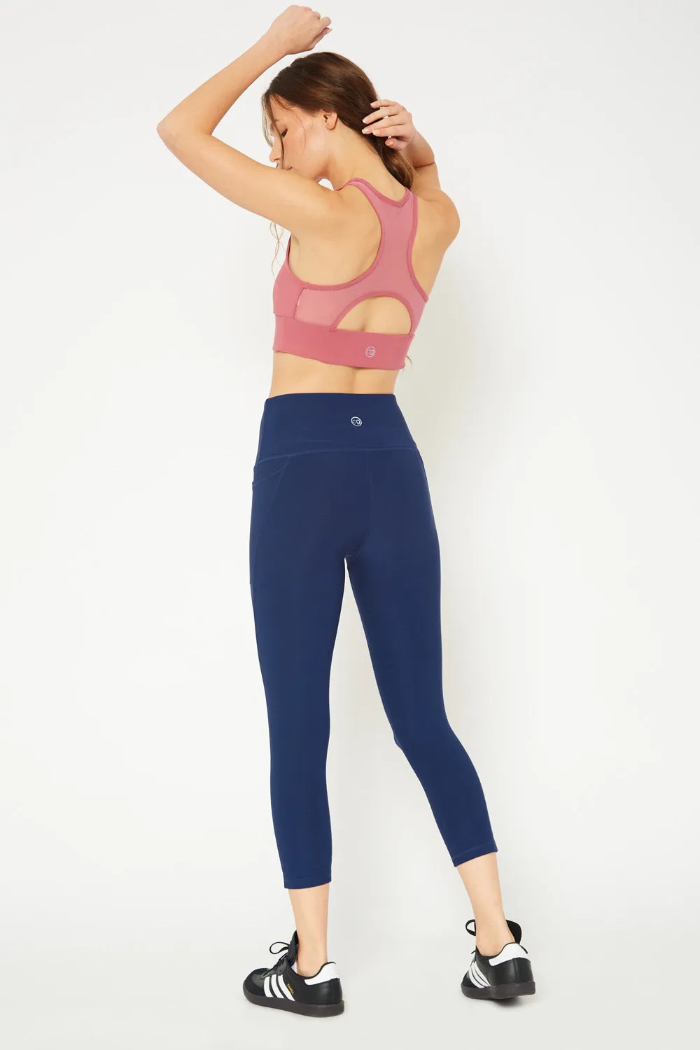 Cover Girl label mid rise 7/8 leggings