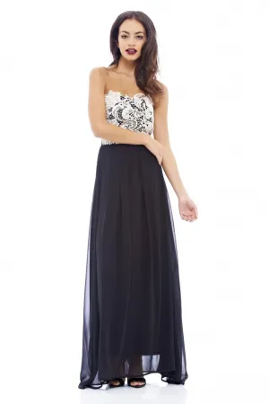 Crochet Boobtube Maxi Dress