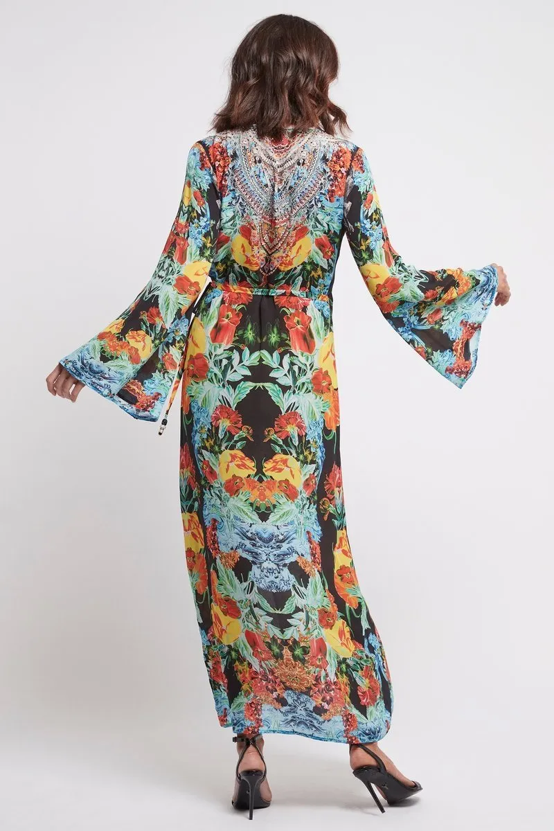 Cuban Nights Wrap Dress