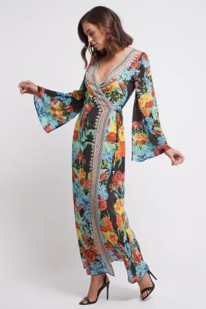 Cuban Nights Wrap Dress
