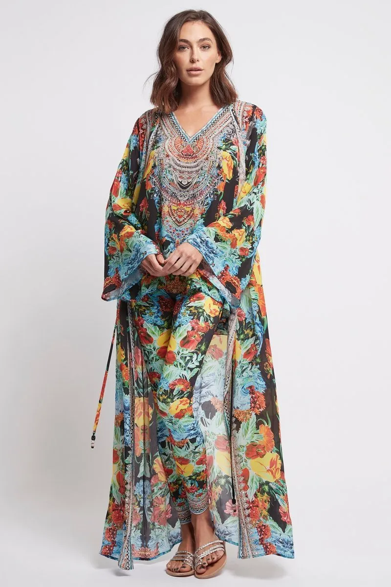 Cuban Nights Wrap Dress
