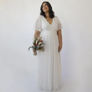 Curvy Dress With Chiffon #1321