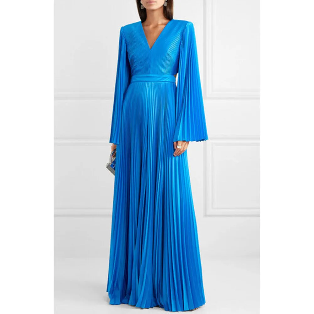 Cutout Pleated Satin Jumpsuit